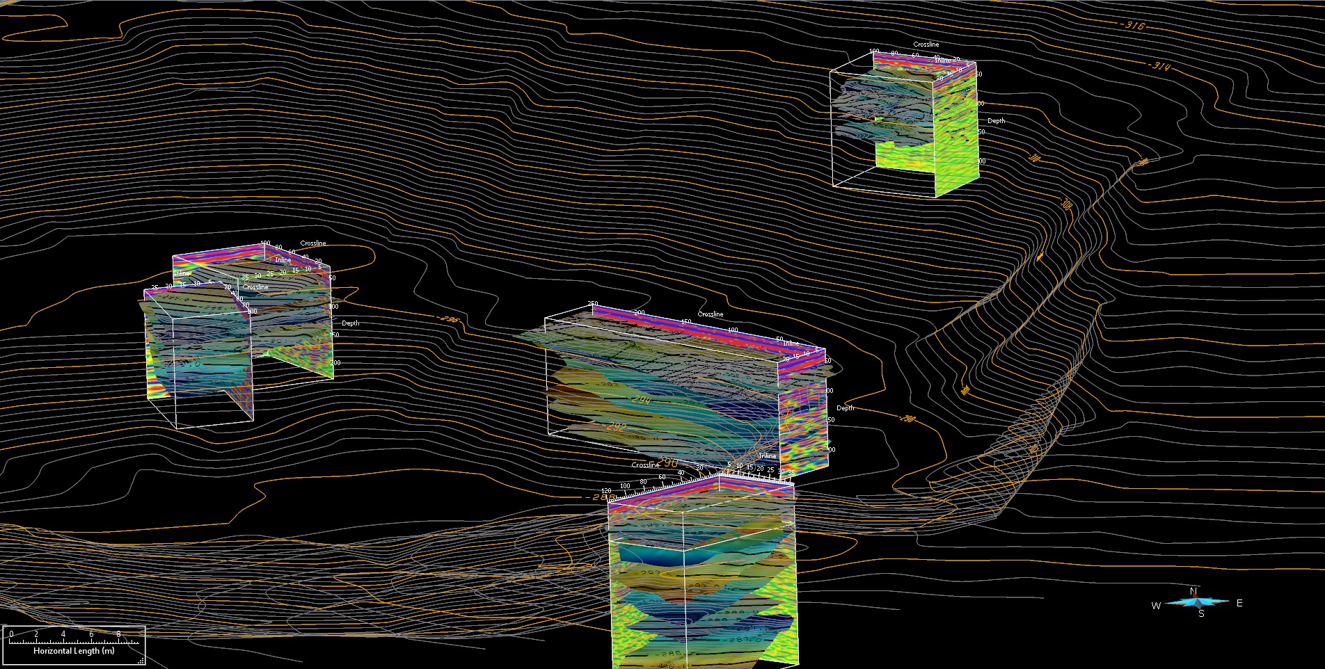 3D visualisation of GPR datasets in Zygmuntówka